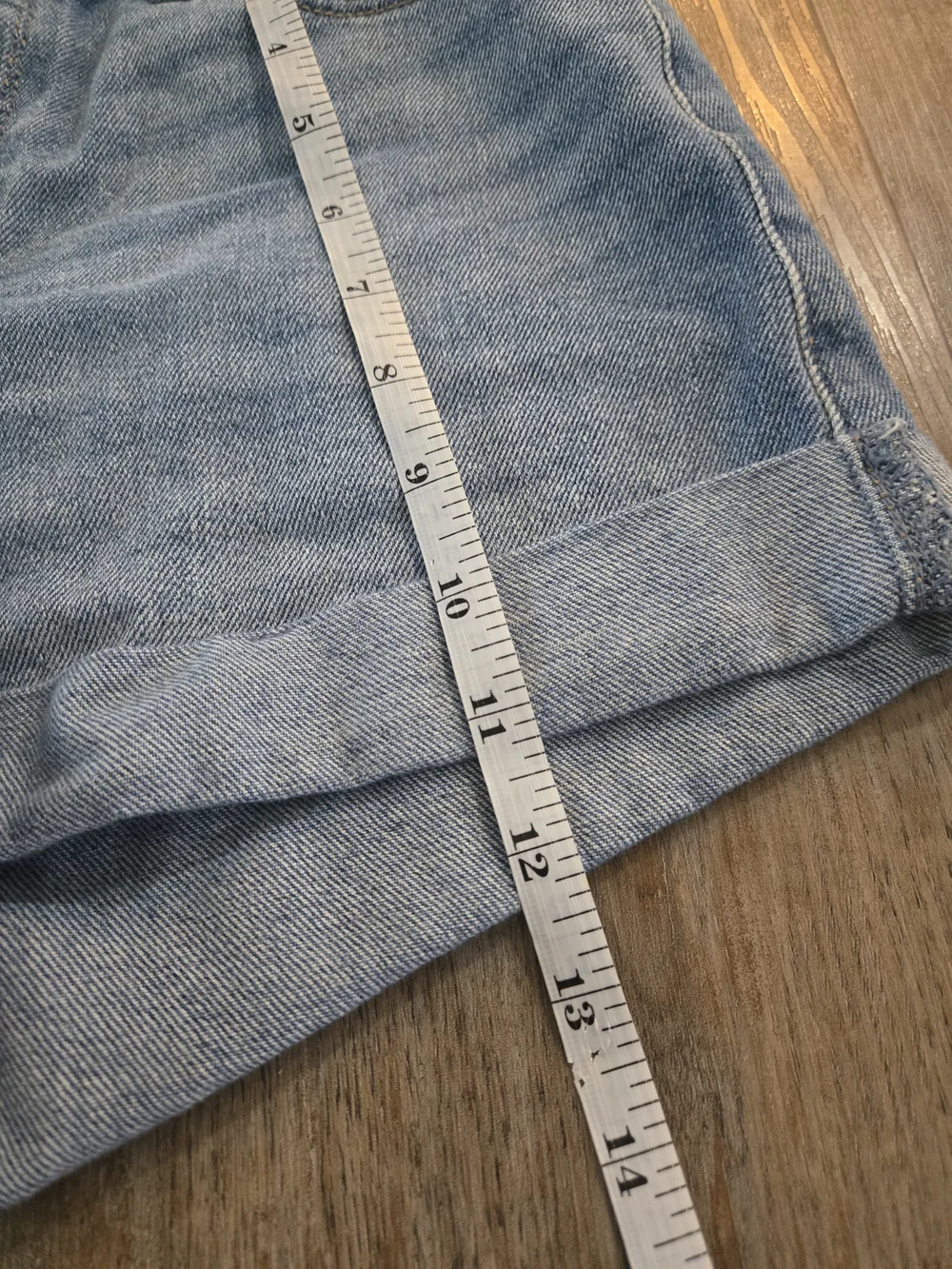 Hollister High-Rise Denim Mom Shorts